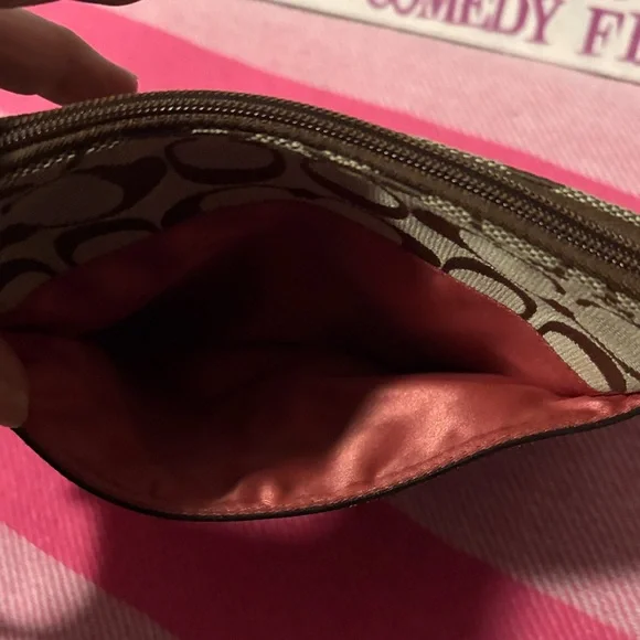 Coach Brown Signature Canvas Crossbody Bag - Picture 5 of 8